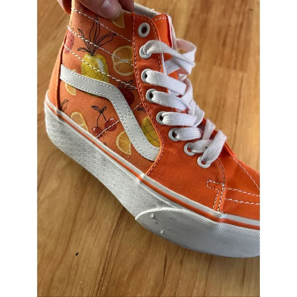 Vans SK8-HI Top Taper Stackform Platform Summer Fruit punch Sneakers Women's 7